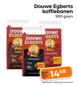 Trekpleister Douwe Egberts koffiebonen aanbieding