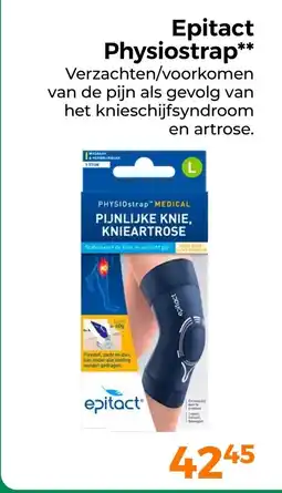 Trekpleister Epitact Physiostrap aanbieding