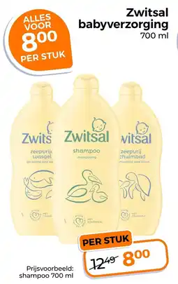 Trekpleister Zwitsal babyverzorging aanbieding