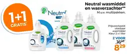 Trekpleister Neutral wasmiddel en wasverzachter aanbieding