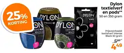 Trekpleister Dylon textielverf en pods aanbieding