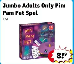 Kruidvat Jumbo Adults Only Pim Pam Pet Spel aanbieding
