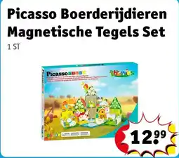 Kruidvat Picasso Boerderijdieren Magnetische Tegels Set aanbieding
