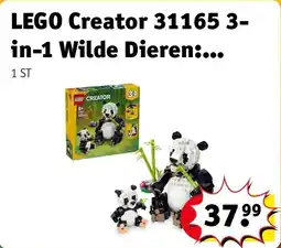 Kruidvat LEGO Creator 31165 3-in-1 Wilde Dieren: Pandafamilie aanbieding