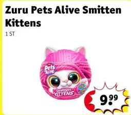 Kruidvat Zuru Pets Alive Smitten Kittens aanbieding
