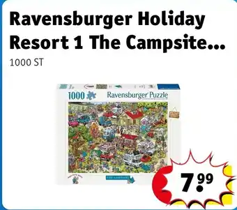 Kruidvat Ravensburger Holiday Resort 1 The Campsite Puzzel aanbieding