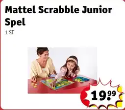 Kruidvat Mattel Scrabble Junior Spel aanbieding