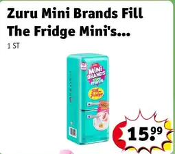 Kruidvat Zuru Mini Brands Fill The Fridge Mini's Speelset aanbieding