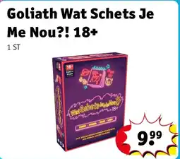 Kruidvat Goliath Wat Schets Je Me Nou?! 18+ aanbieding
