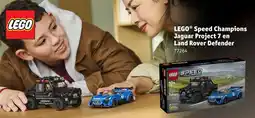 Kruidvat LEGO Speed Champions Jaguar Project 7 en Land Rover Defender aanbieding
