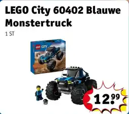 Kruidvat LEGO City 60402 Blauwe Monstertruck aanbieding
