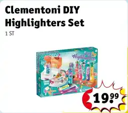 Kruidvat Clementoni DIY Highlighters Set aanbieding