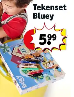 Kruidvat Tekenset Bluey aanbieding