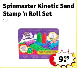 Kruidvat Spinmaster Kinetic Sand Stamp 'n Roll Set aanbieding