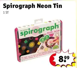 Kruidvat Spirograph Neon Tin aanbieding