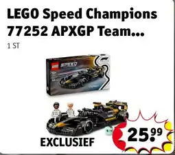 Kruidvat LEGO Speed Champions 77252 APXGP Team Racewagen uit F1 The Movie aanbieding
