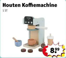 Kruidvat Houten Koffiemachine aanbieding