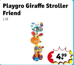 Kruidvat Playgro Giraffe Stroller Friend aanbieding