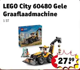 Kruidvat LEGO City 60480 Gele Graaflaadmachine aanbieding