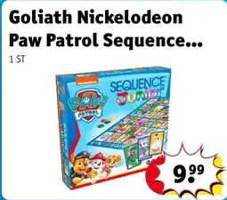 Kruidvat Goliath Nickelodeon Paw Patrol Sequence Junior aanbieding