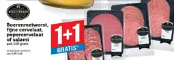 Coop Boerenmetworst, Fijne Cervelaat Pepercervelaat of Salami aanbieding