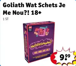 Kruidvat Goliath Wat Schets Je Me Nou?! 18+ aanbieding