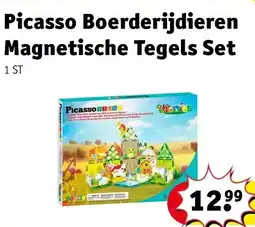 Kruidvat Picasso Boerderijdieren Magnetische Tegels Set aanbieding