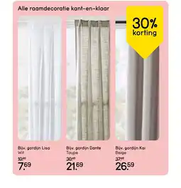 Leen Bakker Alle raamdecoratie kant-en-klaar aanbieding