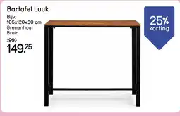Leen Bakker Bartafel Luuk aanbieding