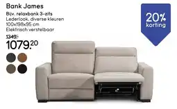 Leen Bakker Bank James aanbieding