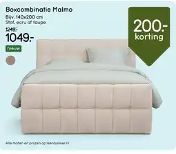 Leen Bakker Boxcombinatie Malmo aanbieding