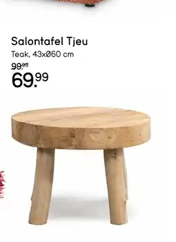Leen Bakker Salontafel Tjeu aanbieding