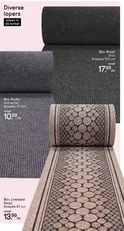 Leen Bakker Diverse lopers aanbieding
