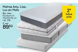 Leen Bakker Matras Amy, Lisa, Luc en Mats aanbieding