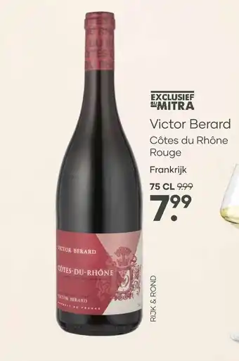 Victor Berard Côtes du Rhône Rouge | 75 CL