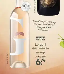 Mitra Lorgeril Gris de Garille | 75 CL aanbieding