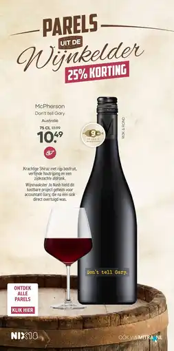 Mitra McPherson Don't tell Gary | 75 CL aanbieding