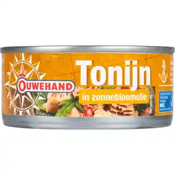 Dirk Ouwehand Tonijnstukken in zonnebloemolie aanbieding
