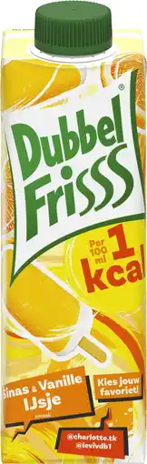 Dirk Dubbelfrisss Sinas & vanille ijs 1kcal aanbieding