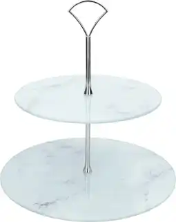 Dirk Etagere glas-marmer 2kl aanbieding