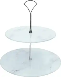 Dirk Etagere glas-marmer 2kl aanbieding