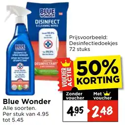 Vomar Voordeelmarkt Blue Wonder aanbieding