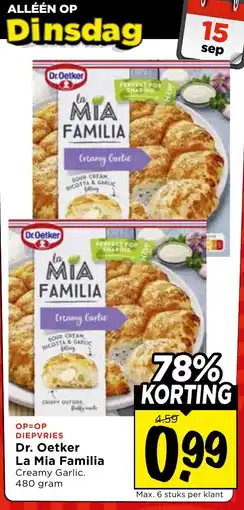 Vomar Voordeelmarkt Dr. oetker la mia familia aanbieding