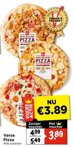 Vomar Voordeelmarkt Alle Verse Pizza aanbieding