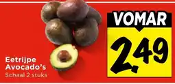 Vomar Voordeelmarkt Avocado's aanbieding