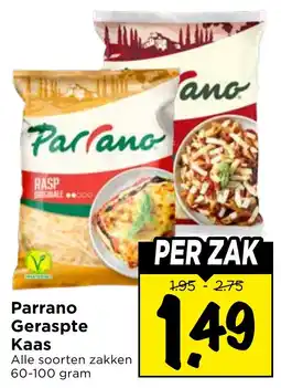 Vomar Voordeelmarkt Parrano Geraspte Kaas aanbieding