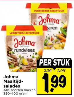 Vomar Voordeelmarkt Johma Maaltijd-salades aanbieding