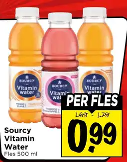 Vomar Voordeelmarkt Sourcy Vitamin Water aanbieding