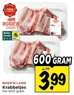 Vomar Voordeelmarkt Boer'n Land Krabbetjes aanbieding