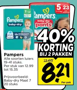 Vomar Voordeelmarkt Pampers aanbieding